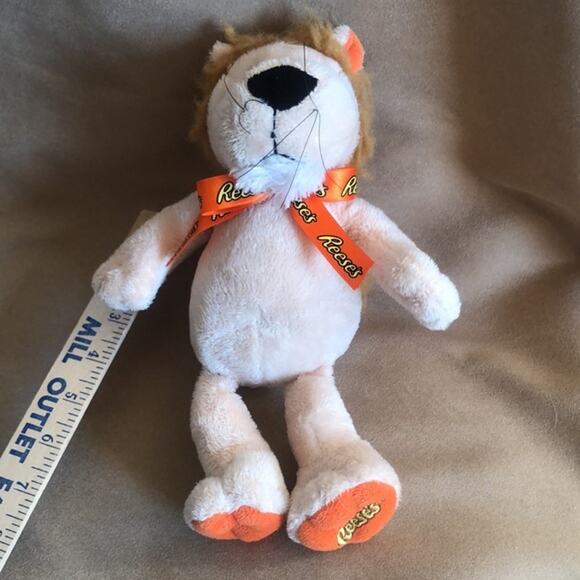 Reeses Musical Lion Plush Singing Stuffed Animal Advertising Logo 10" Toy - Picture 3 of 4